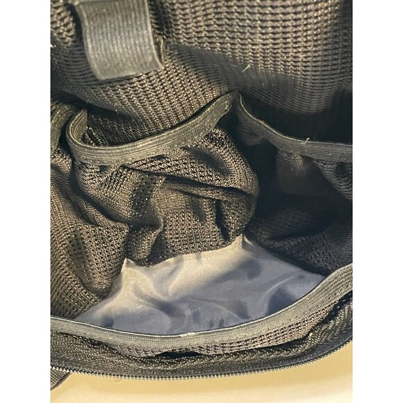 24 Hour Fitness Gym travel bathroom case bag 11" x 9" mirror hook black - Picture 7 of 13